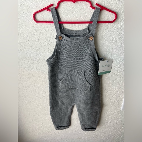 New Little Planet Baby Organic Sweater Knit Overalls - Picture 5 of 14